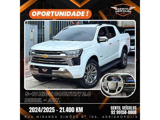 CHEVROLET S10 2.8 16V TURBO DIESEL HIGH COUNTRY CD 4X4 AUTOMÁTICO